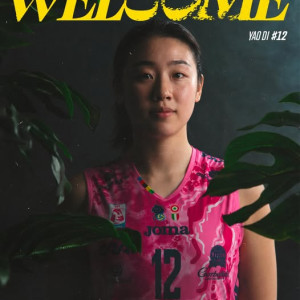 Volley: YAO DI palleggiatrice in seconda all'Imoco Volley!!!